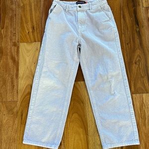 Lavender Loose fit Cords. Size 28.